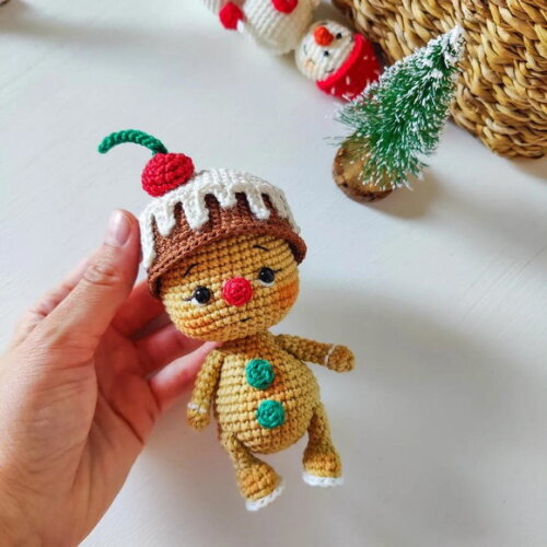 Receita Biscoito Natalino Amigurumi
