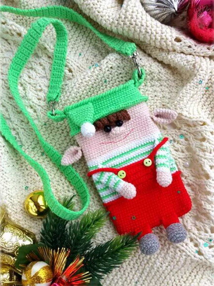 Receita Bolsinha Duende Amigurumi