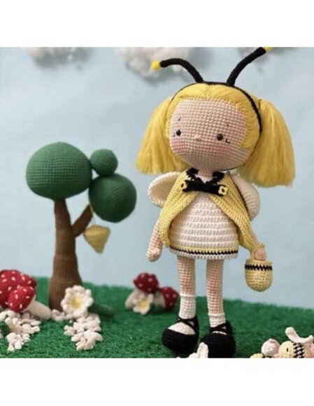Receita Boneca abelha Amigurumi