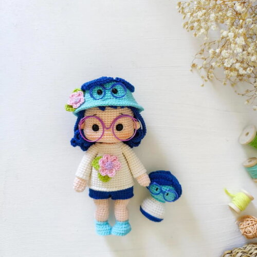 Receita Boneca Alegria Amigurumi