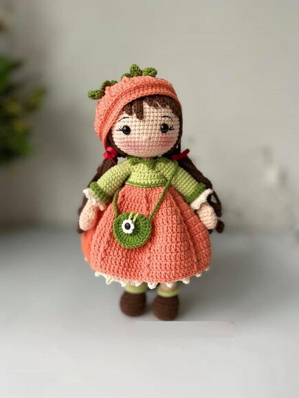 Receita Boneca Abobora Amigurumi