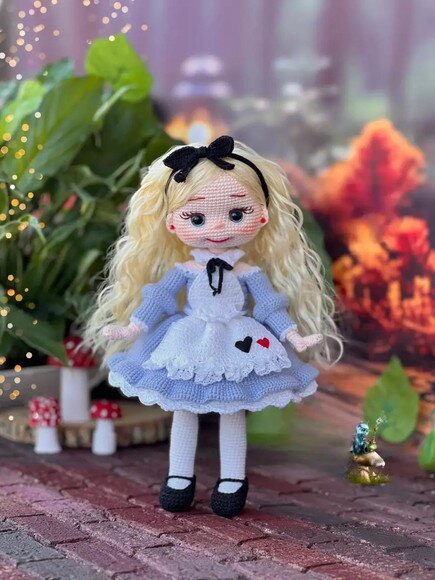 Receita Boneca Alice Amigurumi