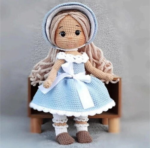Receita Boneca Amigurumi