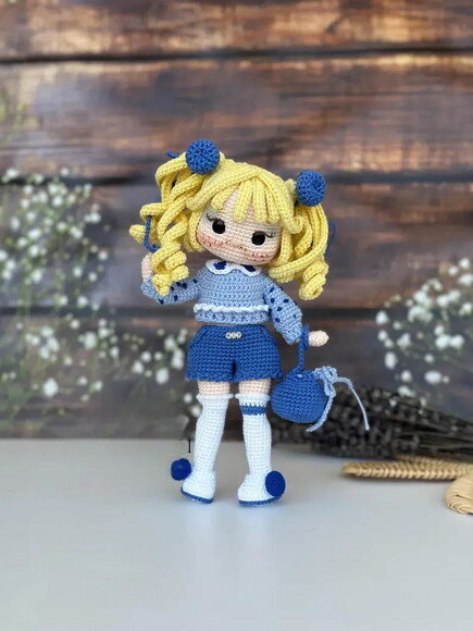 Receita Boneca Amigurumi
