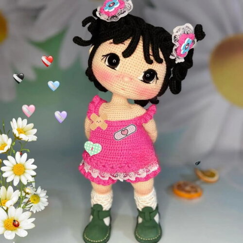 Receita Boneca Amigurumi