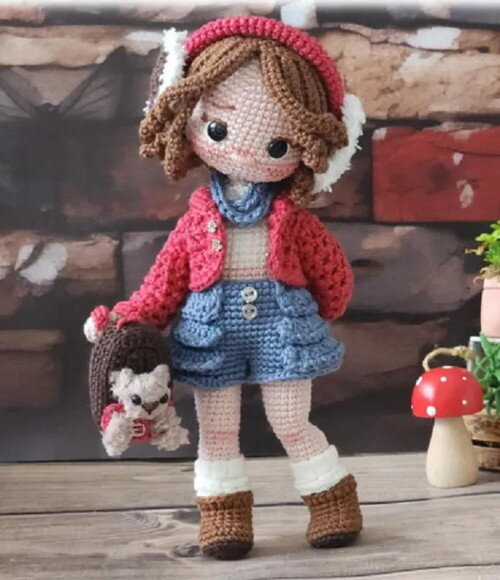 Receita Boneca Amigurumi