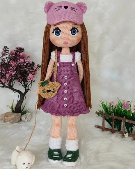 Receita Boneca Amigurumi