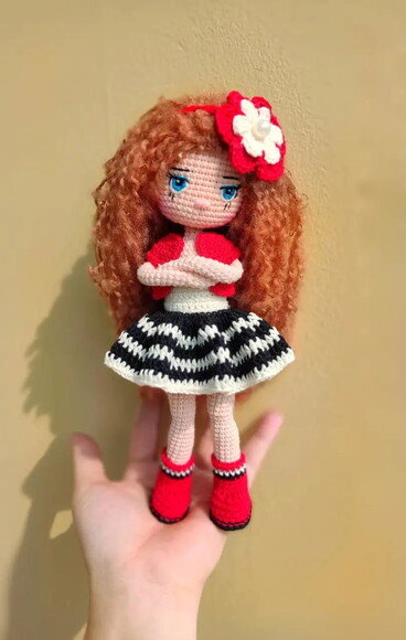 Receita Boneca Amigurumi