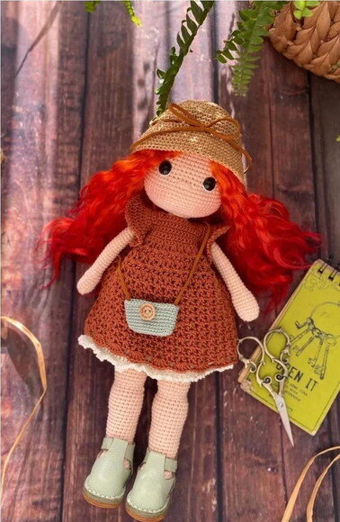 Receita Boneca Amigurumi