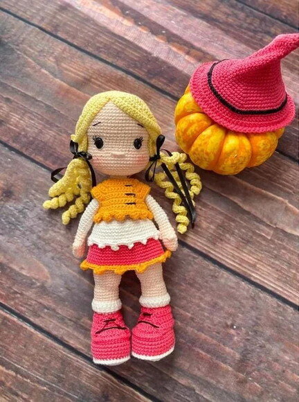 Receita Boneca Amigurumi