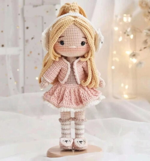 Receita Boneca Amigurumi