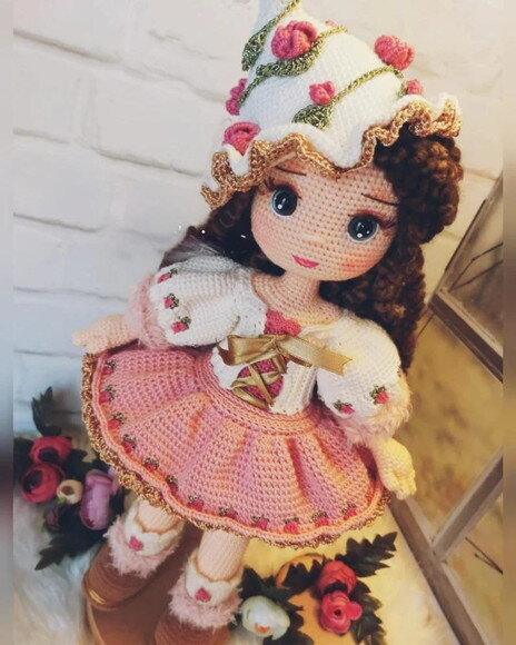 Receita Boneca Amigurumi