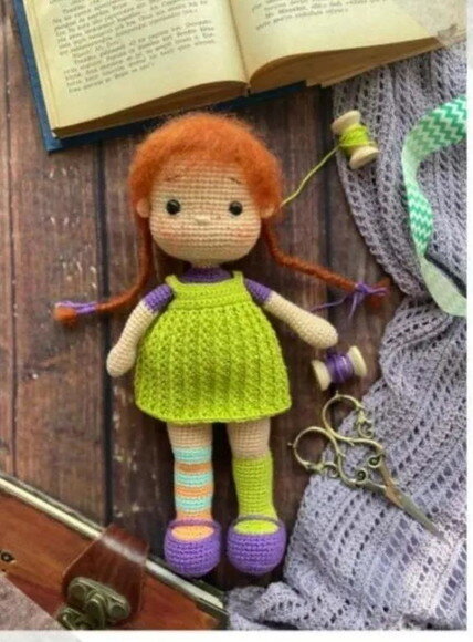 Receita Boneca Amigurumi