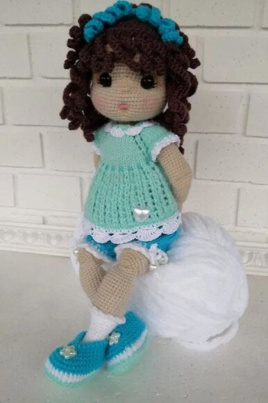 Receita Boneca Amigurumi
