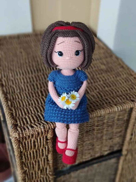 Receita Boneca Amigurumi