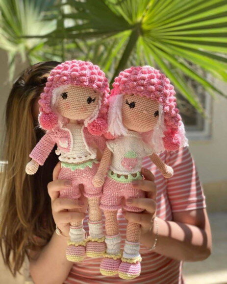 Receita Boneca Amigurumi