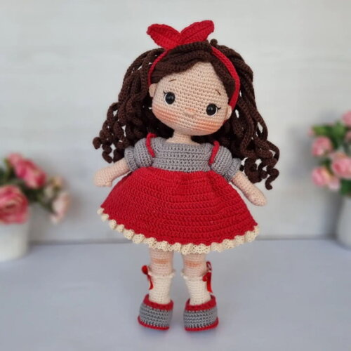 Receita Boneca Amigurumi