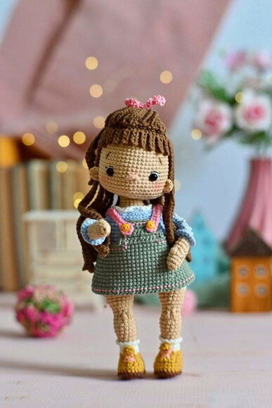 Receita Boneca Amigurumi