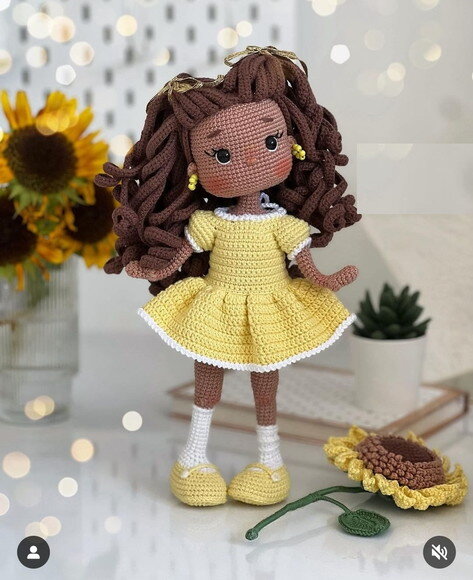 Receita Boneca Amigurumi
