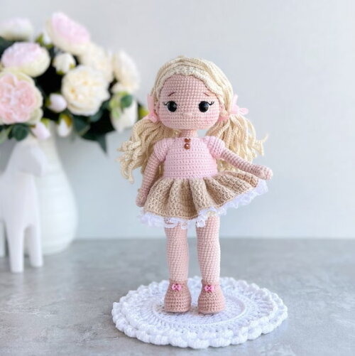 Receita Boneca Amigurumi