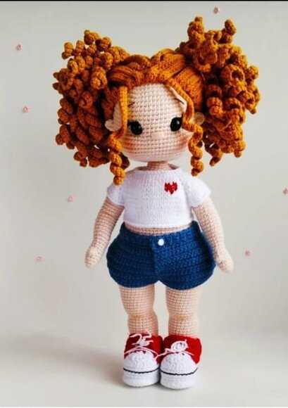 Receita Boneca Amigurumi