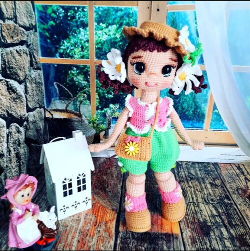 Receita Boneca Amigurumi