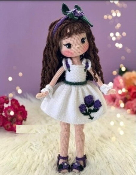 Receita Boneca Amigurumi