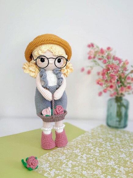 Receita Boneca Amigurumi