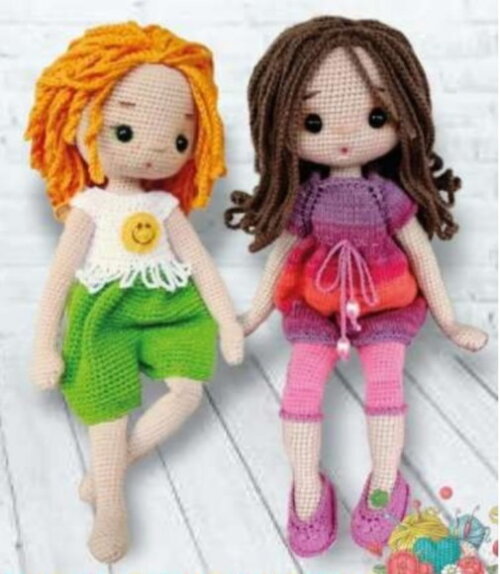 Receita Boneca Amigurumi