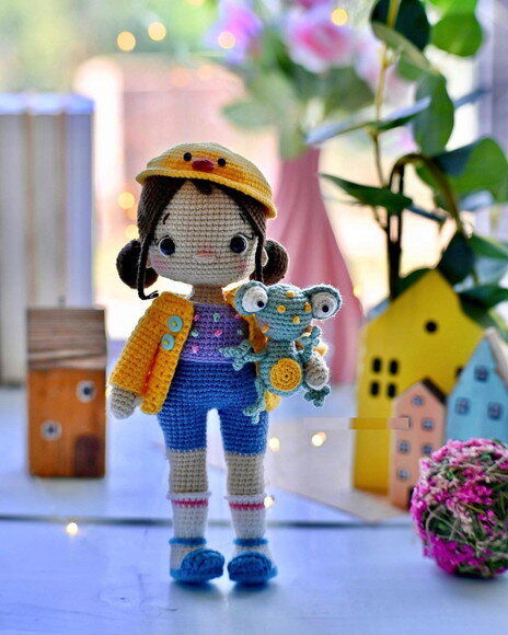 Receita Boneca Amigurumi