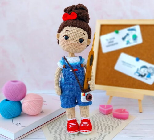 Receita Boneca Amigurumi