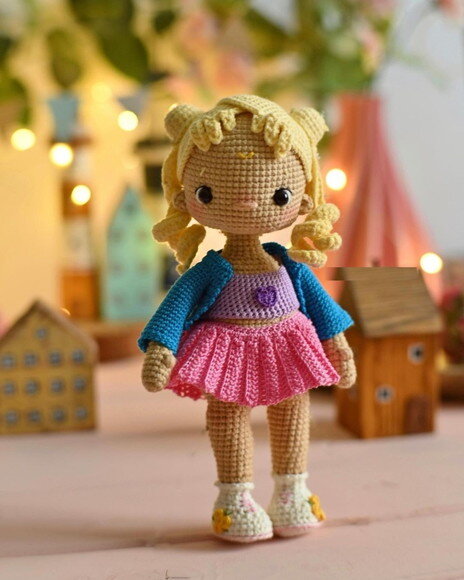Receita Boneca Amigurumi
