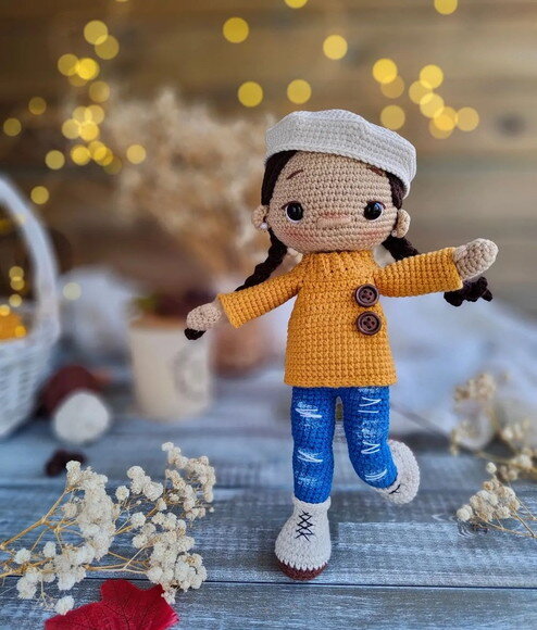 Receita Boneca Amigurumi
