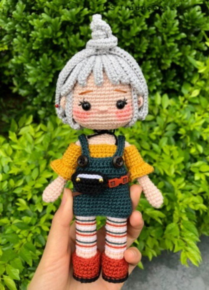 Receita Boneca Amigurumi