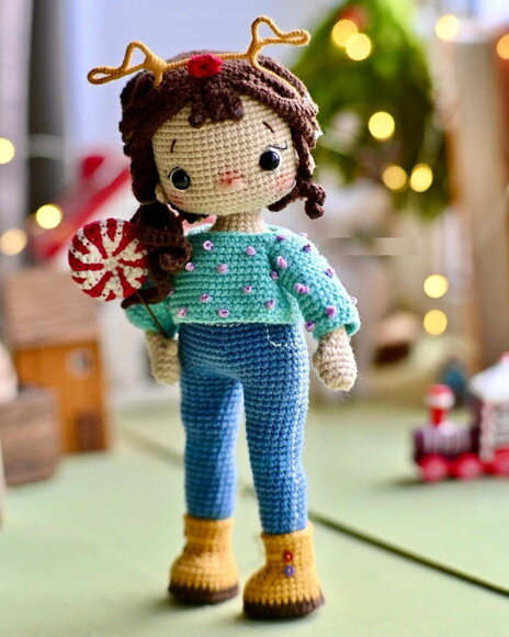 Receita Boneca Amigurumi
