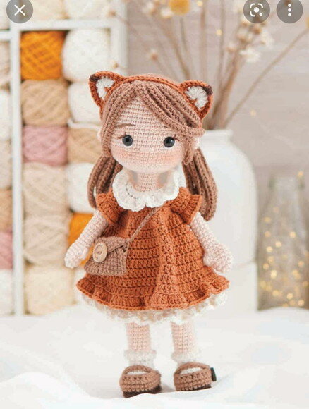 Receita Boneca Amigurumi
