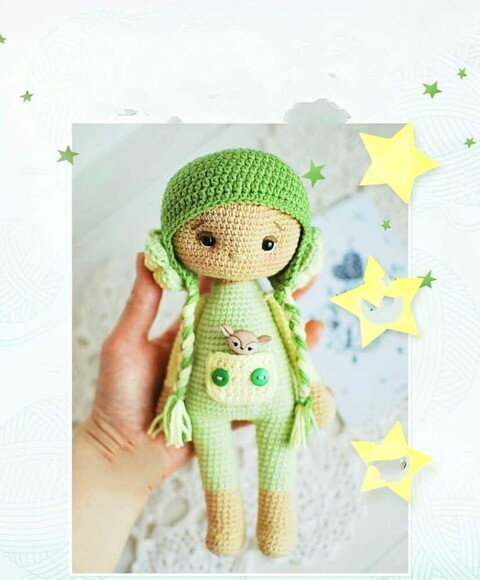 Receita Boneca Amigurumi