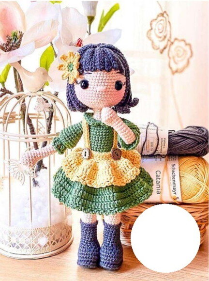 Receita Boneca Amigurumi