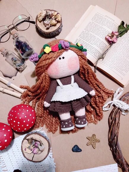 Receita Boneca Amigurumi