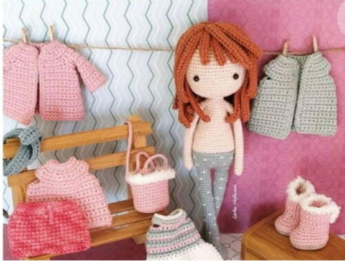 Receita Boneca Amigurumi