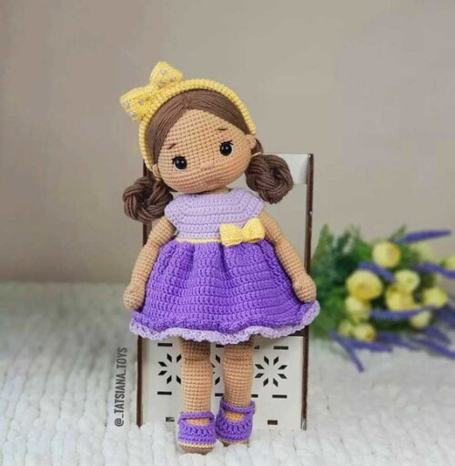 Receita Boneca Amigurumi