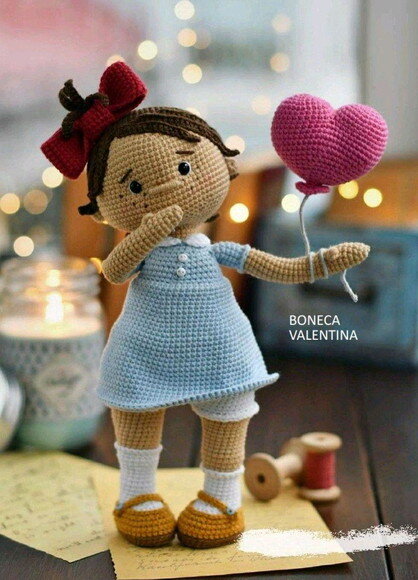 Receita Boneca Amigurumi
