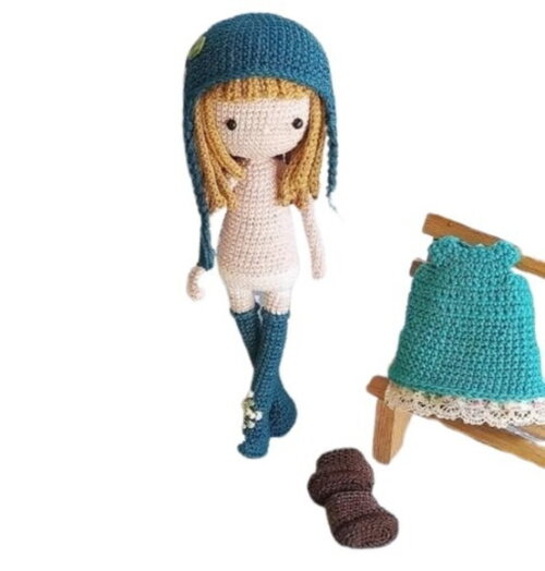 Receita Boneca Amigurumi