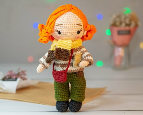 Receita Boneca Amigurumi