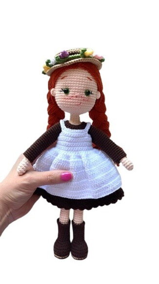 Receita Boneca anne Amigurumi