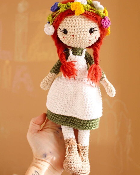 Receita Boneca Anne Amigurumi