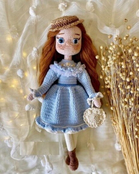 Receita Boneca Bela Amigurumi