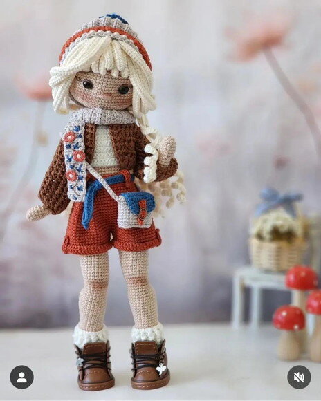 Receita Boneca Belis Amigurumi