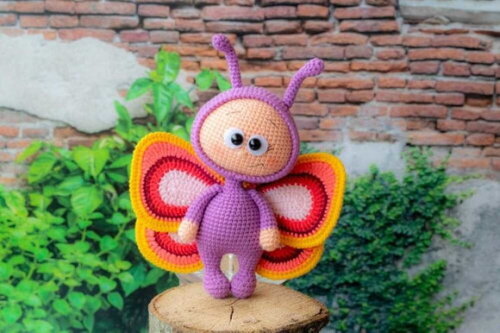 Receita Boneca Borboleta Amigurumi