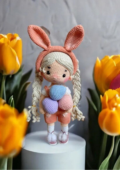Receita Boneca Coelha Amigurumi